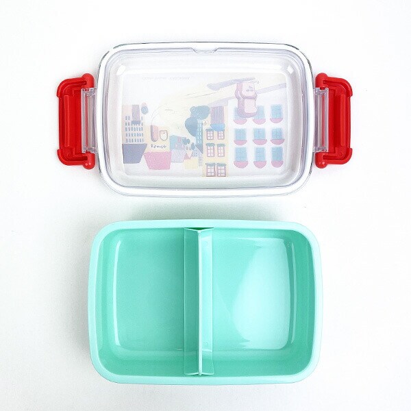 パンどろぼう ふわっとタイトランチボックス ラウンド 入園入学 新学期 お弁当 ランチ キッチン グリーン