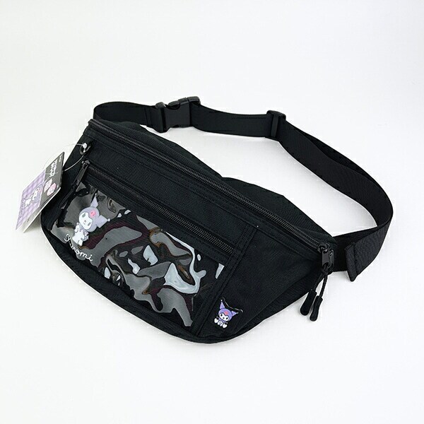 サンリオ クロミ トラベルバッグ＆グッズボディバッグ フロントクリアポケット 旅行 Sanrio