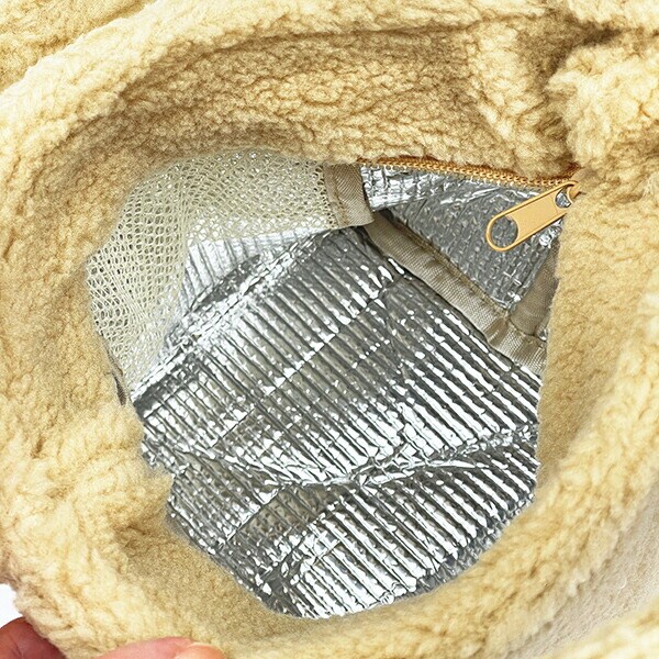 スヌーピー ボア生地 保温・保冷ジャー用ランチバッグ SNOOPY