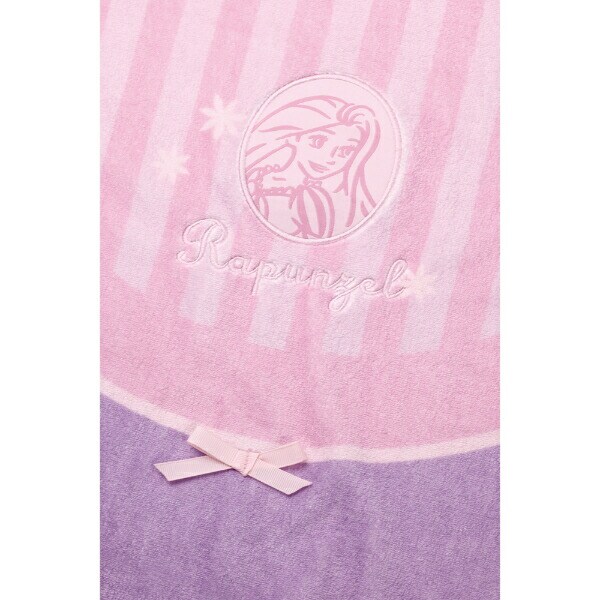 ディズニープリンセス ラプンツェル 吸水速乾フード付き バスポンチョ バスタオル キッズ Disney