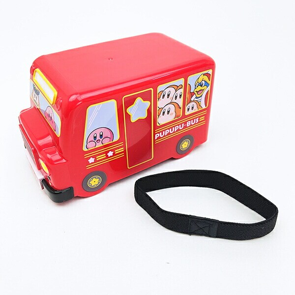 星のカービィ バス型ランチボックス 2段 お弁当箱 キッズ スクール 2段 お弁当箱