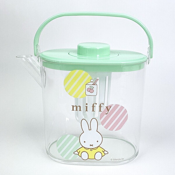 ミッフィー miffy 茶漉し付冷茶ポット キッチン ピッチャー