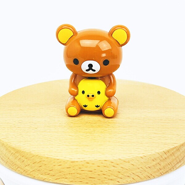 リラックマ マスコット付木蓋 ホーローキャニスター(750ml) キッチン