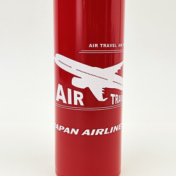 JAL(JAPAN AIRLINES) ワンタッチマグボトル (レッド) ランチ 水筒 日本航空
