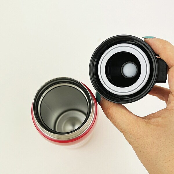 JAL(JAPAN AIRLINES) ワンタッチマグボトル (レッド) ランチ 水筒 日本航空