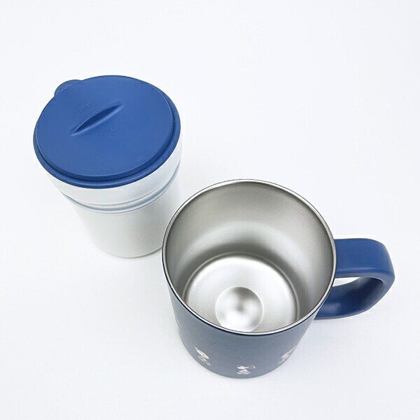 スヌーピー インナーカップ付きステンレンマグカップ コップ ランチ SNOOPY