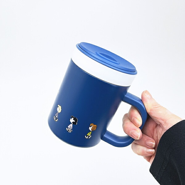 スヌーピー インナーカップ付きステンレンマグカップ コップ ランチ SNOOPY