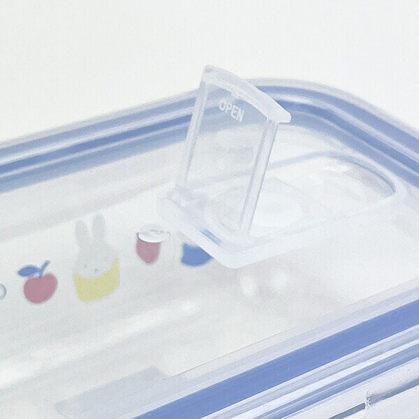 ミッフィー miffy 耐熱ガラス製4点ロック 保存容器 キッチン用品