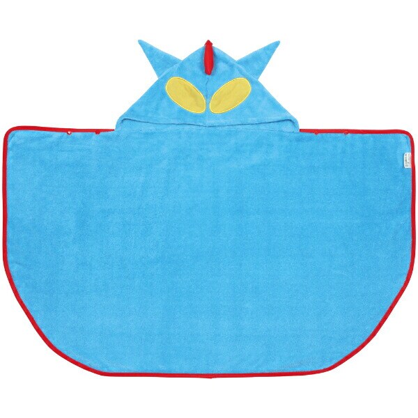 クレヨンしんちゃん アクション仮面 吸水速乾フード付き バスポンチョ バスタオル キッズ