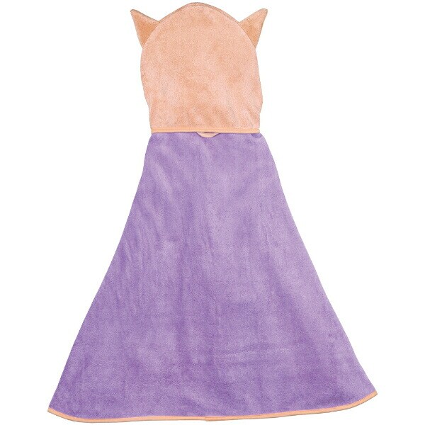 クレヨンしんちゃん ぶりぶりざえもん 吸水速乾フード付き バスポンチョ バスタオル キッズ