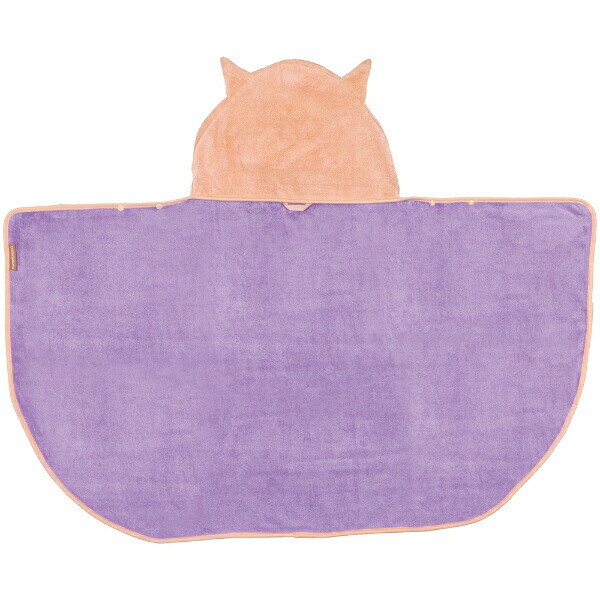 クレヨンしんちゃん ぶりぶりざえもん 吸水速乾フード付き バスポンチョ バスタオル キッズ