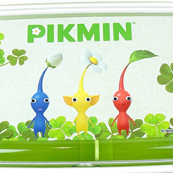 ピクミン 抗菌食洗機対応ふわっとフタタイトランチボックス PIKMIN ランチ 弁当箱 グリーン