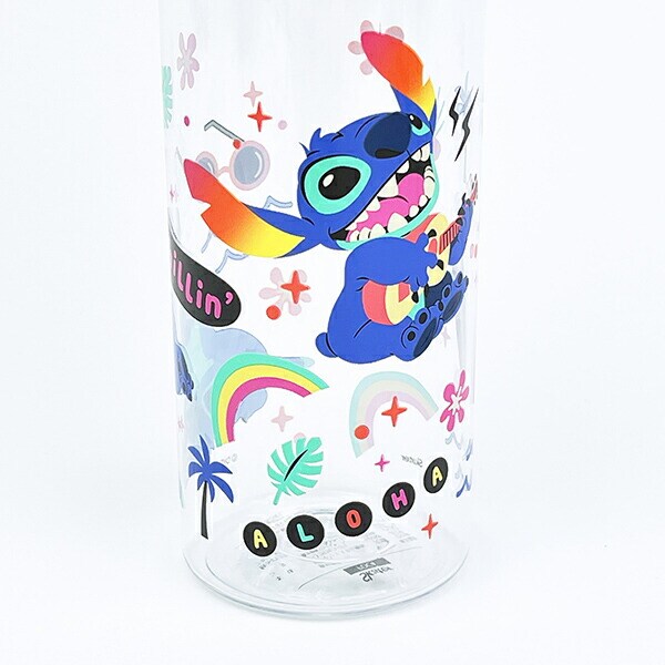 ディズニー スティッチ シンプルデザインブローボトル 水筒 ランチ Disney