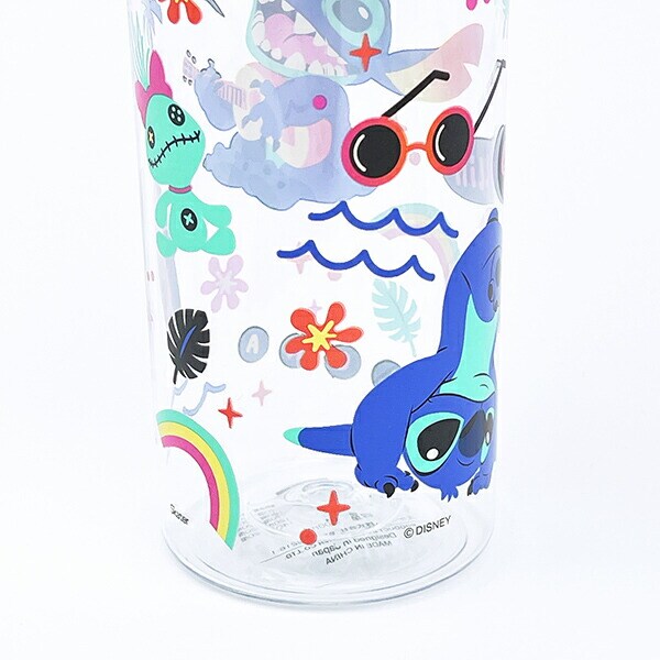 ディズニー スティッチ シンプルデザインブローボトル 水筒 ランチ Disney