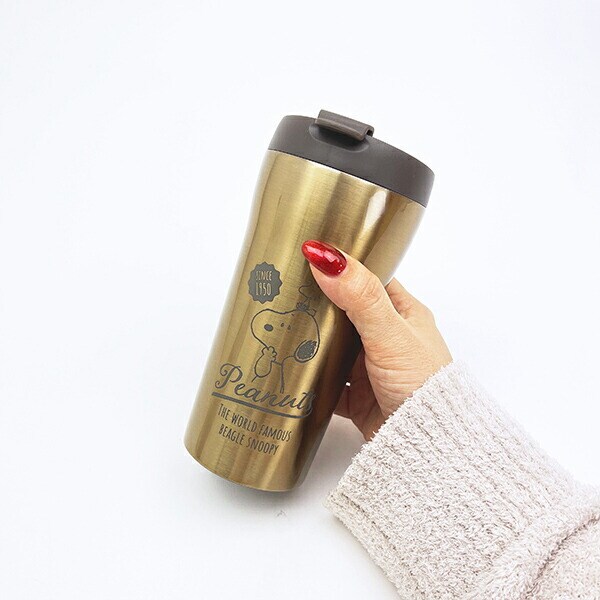 スヌーピー コンビニコーヒー用ステンレスマグボトル コップ ランチ SNOOPY