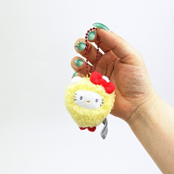 サンリオ ハローキティ なりきり食べ物 ぬいぐるみキーホルダー Sanrio