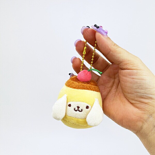 サンリオ ポムポムプリン ぬいぐるみキーホルダー なりきり食べ物  Sanrio
