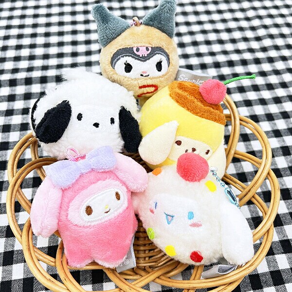 サンリオ ポチャッコ ぬいぐるみキーホルダー なりきり食べ物  Sanrio