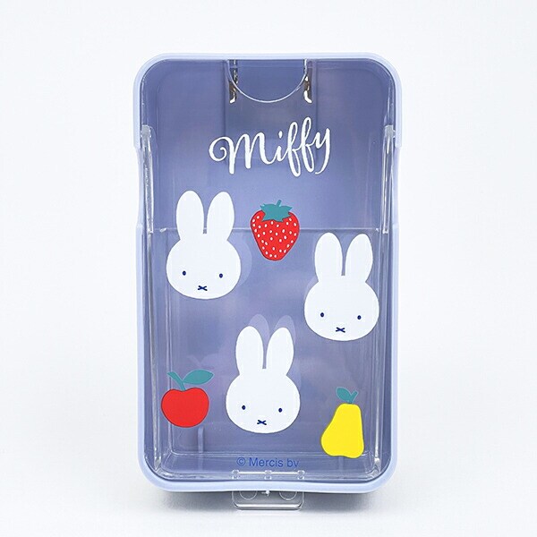 ミッフィー miffy マグネット式スイング 小物ポケット ランチ ブルー