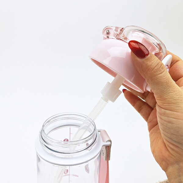 サンリオ ハローキティ ワンプッシュストローボトル 水筒 ランチ Sanrio