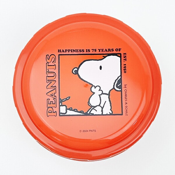 スヌーピー 75th 抗菌 ラウンド型フードコンテナ(S/M) お弁当箱 日本製 ランチ SNOOPY