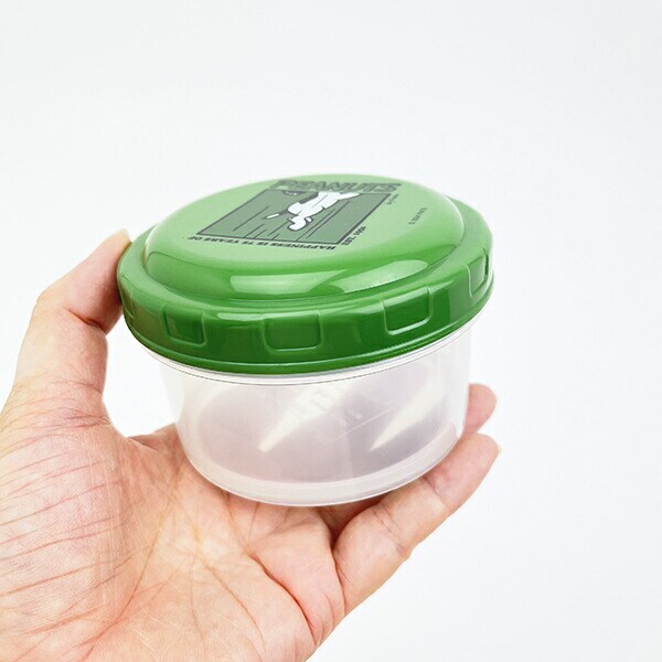 スヌーピー 75th 抗菌 ラウンド型フードコンテナ(S/M) お弁当箱 日本製 ランチ SNOOPY