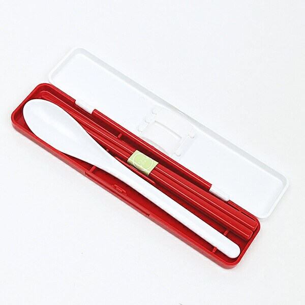 サンリオ 日焼け キティ 音の鳴らないコンビセット 箸＆スプーン ランチ 日本製 Sanrio