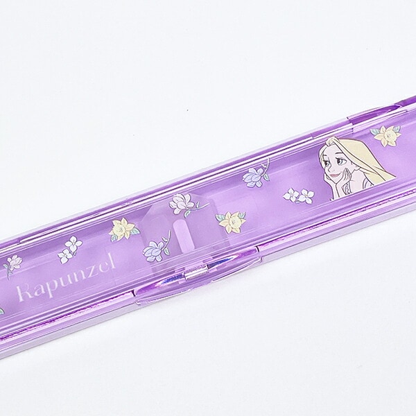 ディズニー プリンセス ラプンツェル 抗菌音の鳴らない箸・箸箱セット フラワー ランチ 日本製 Disney