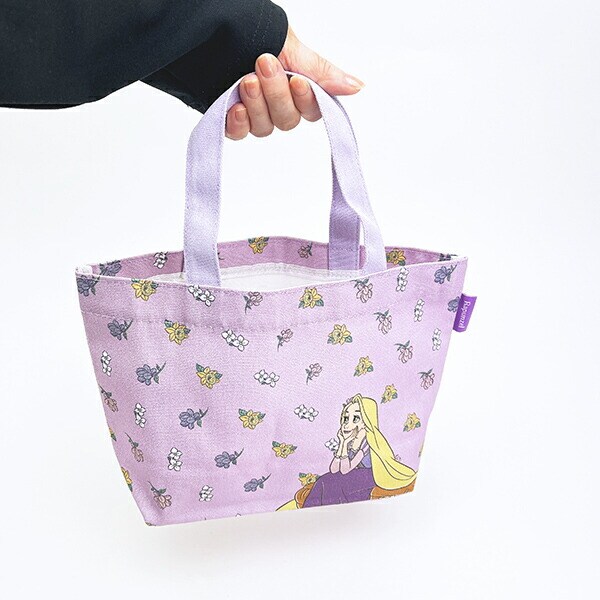 ディズニー プリンセス ラプンツェル 帆布ランチバッグ フラワー Disney