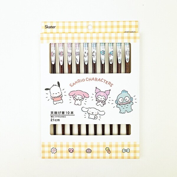 サンリオキャラクターズ 天削り箸10本セット 食器 Sanrio