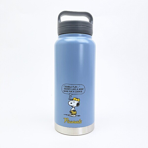 スヌーピー スクリューハンドルマグボトル(800ml) ベースボール 水筒 ランチ SNOOPY