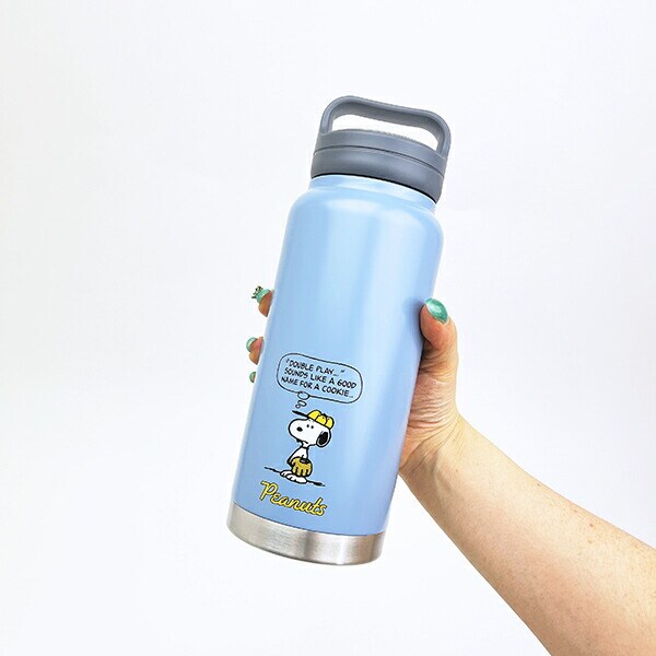 スヌーピー スクリューハンドルマグボトル(800ml) ベースボール 水筒 ランチ SNOOPY