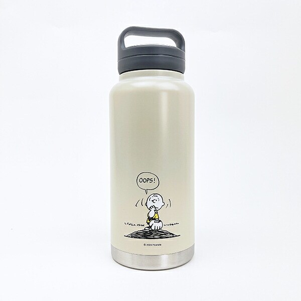 スヌーピー スクリューハンドルマグボトル(1000ml) ベースボール 水筒 ランチ SNOOPY