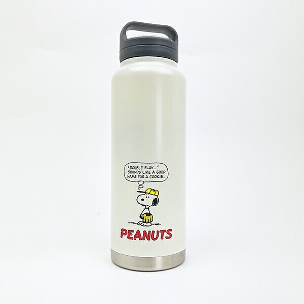 スヌーピー スクリューハンドルマグボトル(1200ml) ベースボール 水筒 ランチ SNOOPY