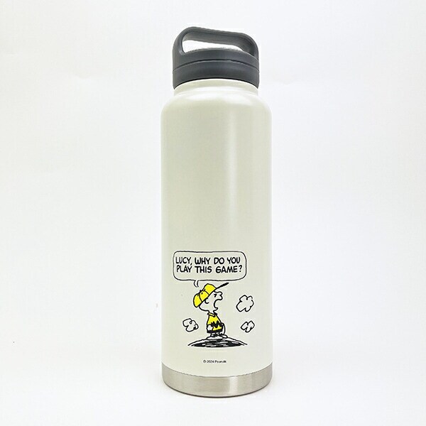 スヌーピー スクリューハンドルマグボトル(1200ml) ベースボール 水筒 ランチ SNOOPY