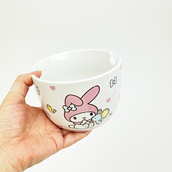 サンリオ マイメロディ 陶器製ボウル箸セット いつもいっしょのお友だちシリーズ Sanrio
