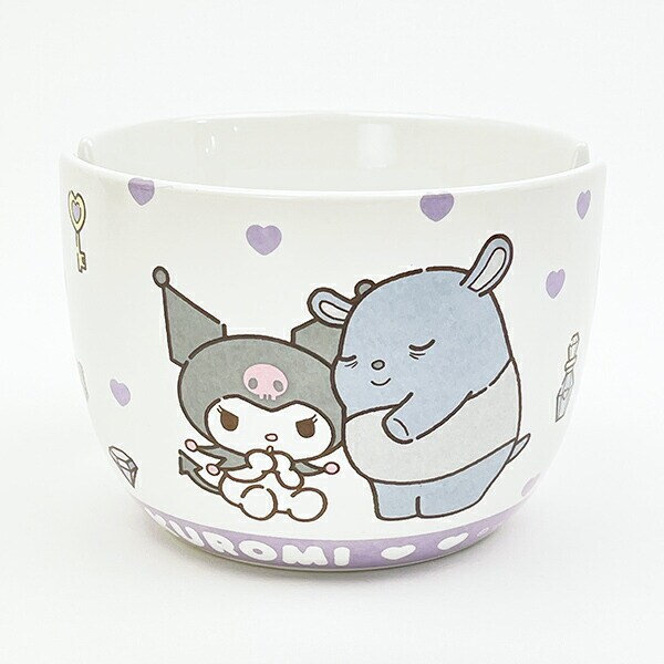 サンリオ クロミ 陶器製ボウル箸セット いつもいっしょのお友だちシリーズ Sanrio