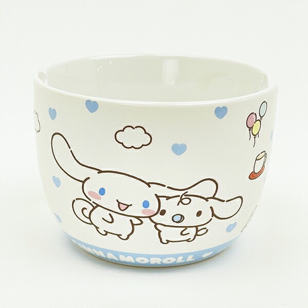 サンリオ シナモロール 陶器製ボウル箸セット いつもいっしょのお友だちシリーズ シナモン Sanrio