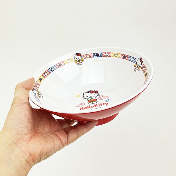 サンリオ ハローキティ メラミンラーメン鉢 お皿 食器 Sanrio