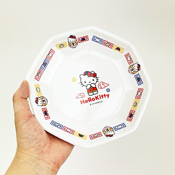 サンリオ ハローキティ メラミンチャーハン皿 お皿 食器 Sanrio