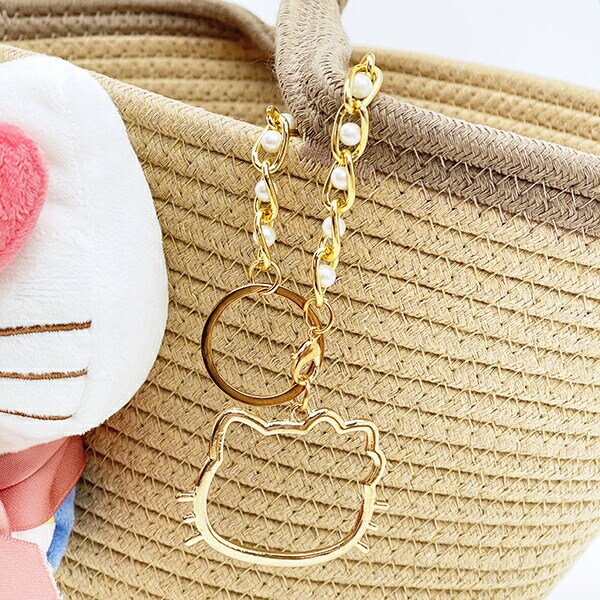 サンリオ ハローキティ ぬいぐるみ付かご風バッグ かごバッグ Sanrio