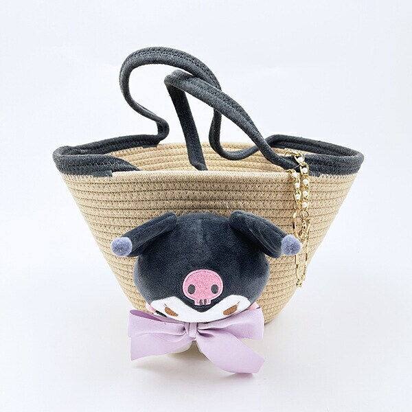 サンリオ クロミ ぬいぐるみ付かご風バッグ かごバッグ Sanrio