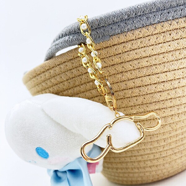 サンリオ シナモロール ぬいぐるみ付かご風バッグ かごバッグ シナモン Sanrio