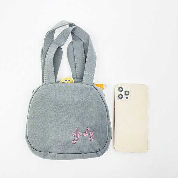 ディズニー ズートピア ジュディ スエット素材ダイカットバッグ グレー  Disney