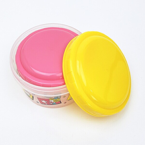 スヌーピー 抗菌ラウンド型フードコンテナ ピンク ランチ PEANUTS 75th Anniversary SNOOPY