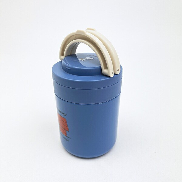 スヌーピー 折りたたみハンドル付保温・保冷デリカポット ランチ SNOOPY