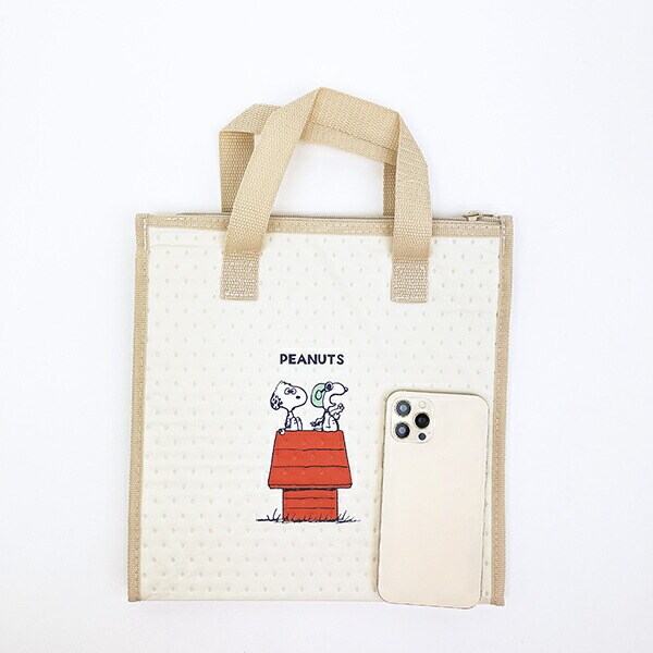 スヌーピー 不織布ランチトートバッグ Goodday SNOOPY
