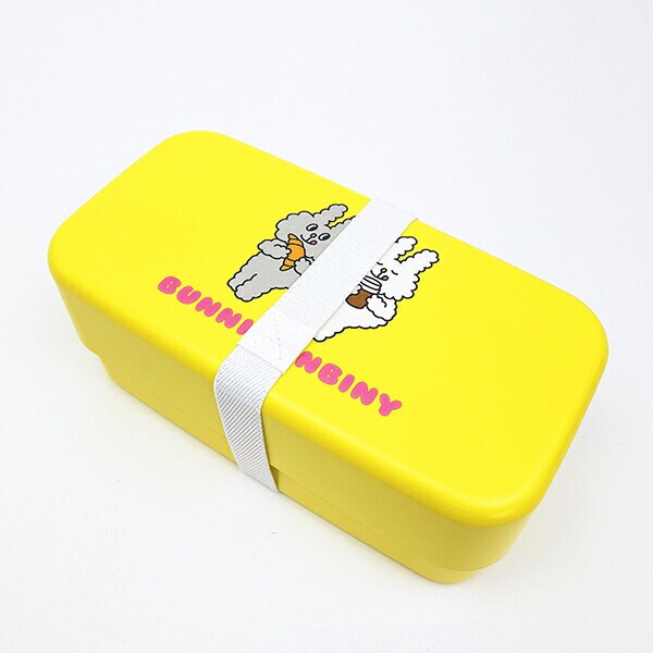 バニーコンビニ カトラリー付ランチボックス 2段 (1000ml) 弁当箱 日本製