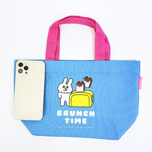 バニーコンビニ 帆布ランチトートバッグ 日本製