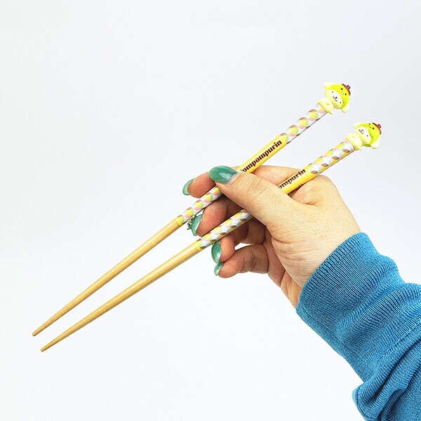 サンリオ ポムポムプリン 『巳』 マスコット付き 箸・箸置き 干支シリーズ Sanrio